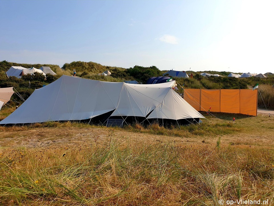 De Gele Gieter, Camping on Vlieland