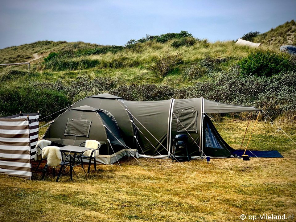 Tent van Jet, Camping on Vlieland